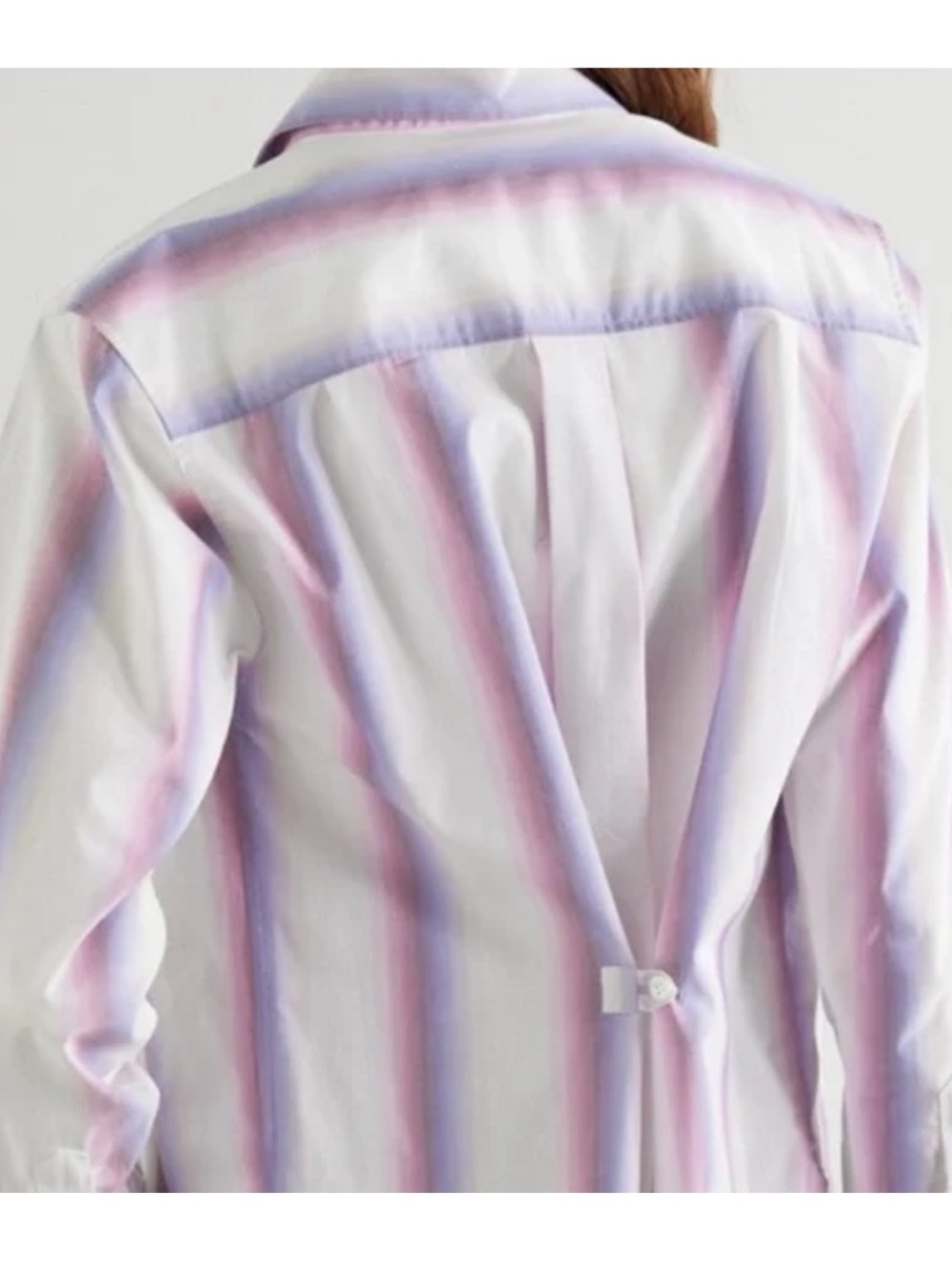 Isabel Marant Étoile Jalyne Striped Cotton-poplin Shirt FR 38 - Picture 4 of 9